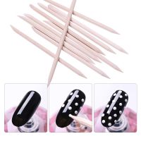 10 Pcs Wood Stick Rhinestone Remover Nail Art Manicure Tool