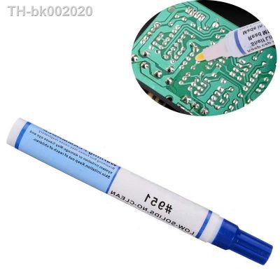 ►◊ 951 10ml Soldering Rosin Flux Pen Low-Solid Non-clean DIY Kester Solder Power Cleaning-free Welding Pen