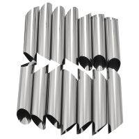 Set Of 14 430 Stainless Steel Tubes Cannoli Pastry Forms -5 Inch