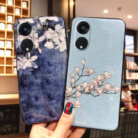 เคส OPPO Reno8 T 5G Reno8T เลื่อมมันเงา รูปแบบดอกไม้บาน ซิลิโคนนิ่ม เคสมือถือ oppo Reno 8 T 5G Reno 8T ปกโทรศัพท์