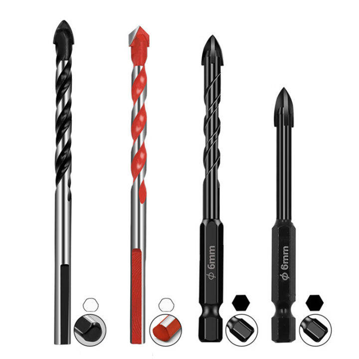 4pcs Drill Bit Set Tile Marble Glass Punching Ceramic Drilling Core Bit