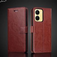 【CC】 Card Holder Cover for Y16 Pu Leather Flip Wallet Business Fundas Coque