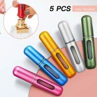 ☼◊ 5 Pcs Perfume Bottle Portable Refillable Perfume Bottle with Spray Cosmetic Containers Atomizer for Travel Random color