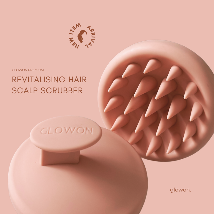 Glowon Revitalising Hair Scalp Scrubber Massager Shampoo Brush Comb Target Dandruff Itchy Scalp
