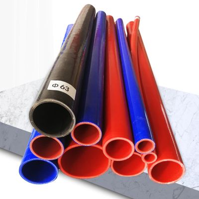Water Hose Straight Silicone Coolant Hose 1 Meter Length Intercooler Pipe ID16mm 100mm Silicone Hose Car Accessories Red