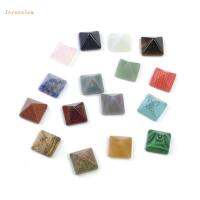 JERUSAL Fluorite เครื่องประดับสมัยใหม่ของสะสมจักระอะเวนจูรีนสีเขียวหินแร่ควอทซเพื่อการเยียวยาการตกแต่ง DIY อัญมณีพีระมิดคริสตัลหินธรรมชาติ