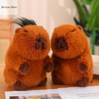 มาร์เก้คาปิบาร่าจำลองตุ๊กตาผ้ากำมะหยี่กับผม Capybara หนู Capybara Plushie Capibara อะนิเมะของเล่นตุ๊กตาผ้าตุ๊กตาหนานุ่มของขวัญวันเกิด