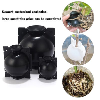 ；【‘； Plant Rooting Ball Grafting Rooting Growing Box Breeding Case For Garden Pouch Root Plastic Flower Container Nursery Box 5Pcs