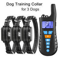 800M USB Dog Training Collar Anti Bark Stop Barking Remote Control Rechargeable Vition Sound For Dogs Electric Shocker