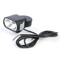 HOT★E-Bike LED ไฟหน้า36V 48V 60V จักรยานไฟฉายฮอร์นด้านหน้าอุปกรณ์เสริม