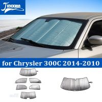 JIDIXIAN Car Front Rear Windshield Window Sunshade Sun Visor Protection Cover For Chrysler 300C 2004-2010 Interior Accessories