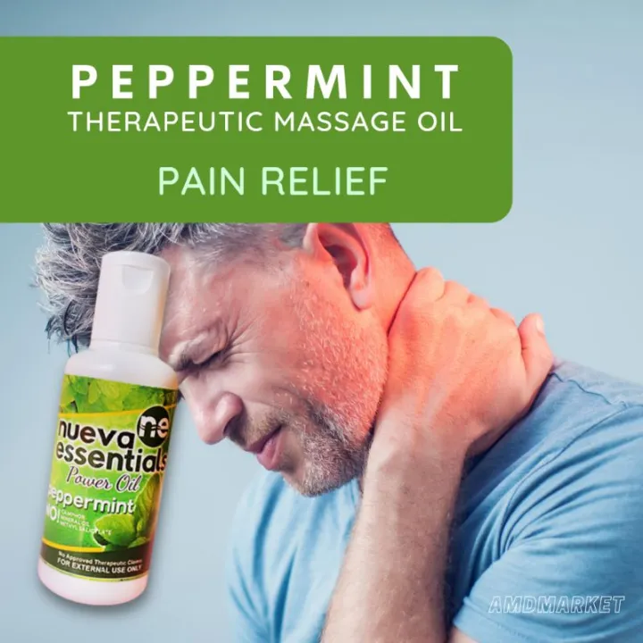 【new】 Peppermint Essential Oil Pain Relief (Nueva Essentials 60 ml