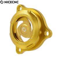 NiceCNC Motocross Engine Oil Filter Cap Cover Guard For Suzuki DRZ 400 400E 400S 400SM 2000 2022 DRZ400 DRZ400E Aluminum PC Gold