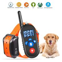 Dog Training Collar, Dog Shock Remote 2500Ft Beep Shock LED Light Waterproof IPX7 Electric Dog Bark Collar For Medium Large Dogs