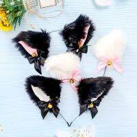 15สีสวย Masquerade ฮาโลวีนแมวหูคอสเพลย์แมวหูเครื่องแต่งกาย Party Bow Tie Bell Headwear Headband อุปกรณ์เสริมผม