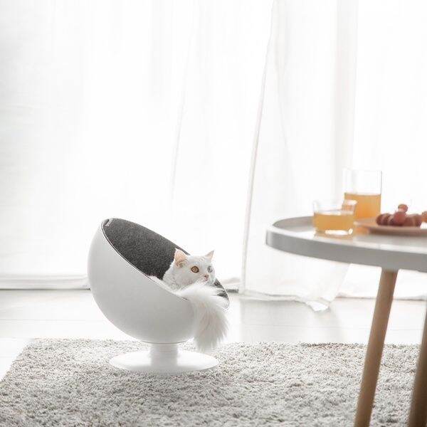 furrytail-เฟอร์รี่เทล-boss-cat-bed-ที่นอน-ที่นอนแมวทรงกลม-สามารถปรับหมุนได้-360องศา