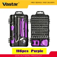 Vastar 115 in 1 Screwdriver Set Mini Electric Precision Screwdriver Multi Computer PC Mobile Phone Device Repair Tools