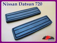 NISSAN DATSUN 720 PICK UP year 1980-1986 BRAKE PEDAL &amp; CLUTCH PEDAL RUBBER SET PAIR // ยางแป้นเบรก ยางแป้นคลัทช์ สินค้าคุณภาพดี