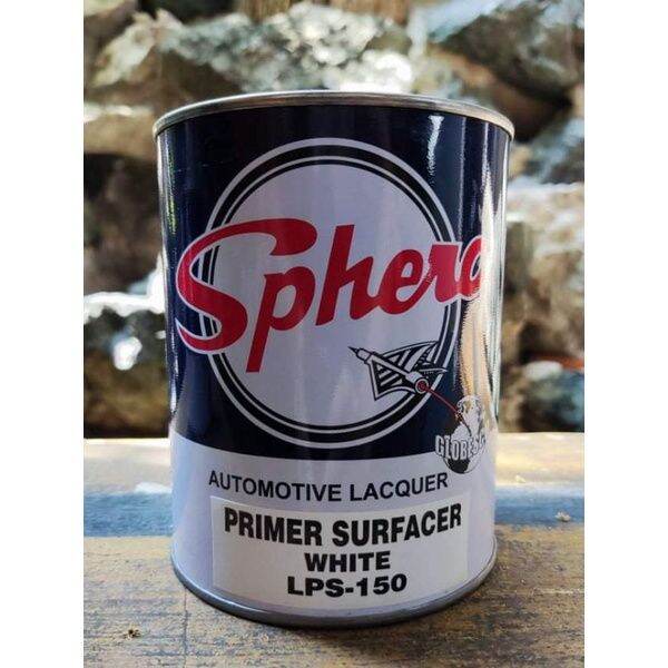Automotive Lacquer LPS150 Primer Surfacer White 1L Sphero Paint 1