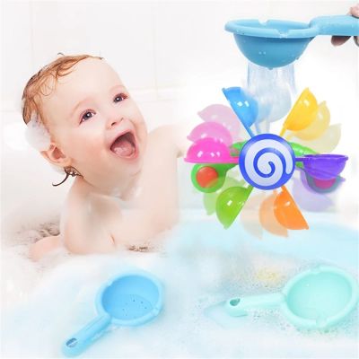 DJDK Colorful Classic Toys Shower Sprinkler Toy Toddler Children For Kids Spray Play Set Water Spray Waterwheel Baby Bath Toys