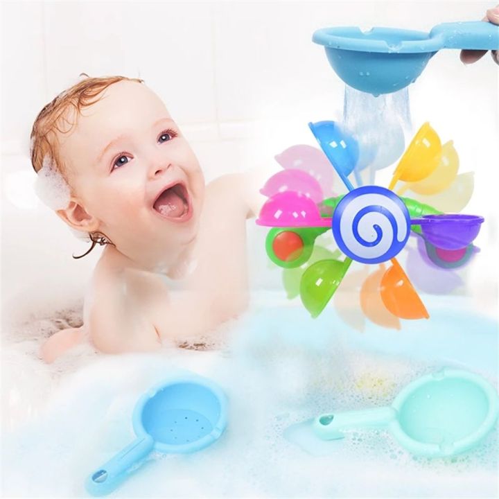 djdk-colorful-classic-toys-shower-sprinkler-toy-toddler-children-for-kids-spray-play-set-water-spray-waterwheel-baby-bath-toys