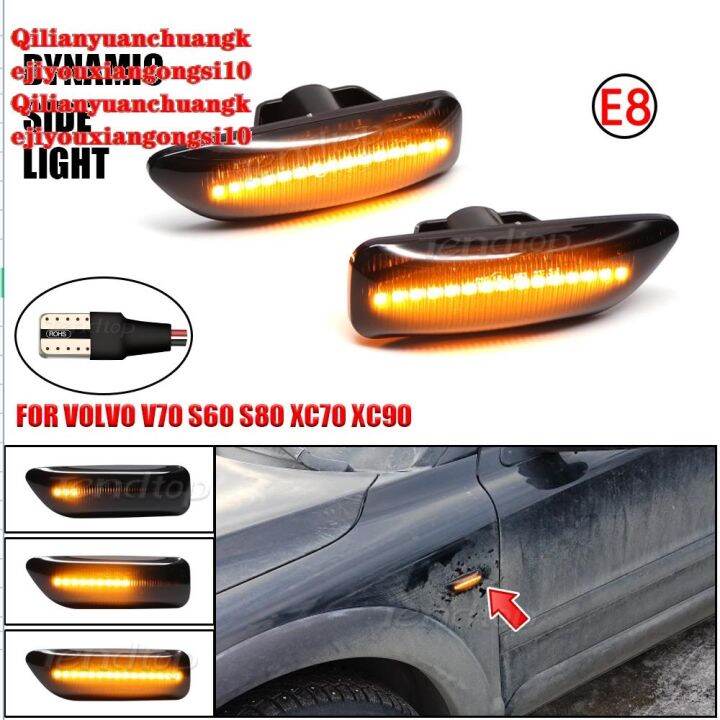 Sequential Side Marker Lamp LED Flashing Dynamic Blinker Turn Signal