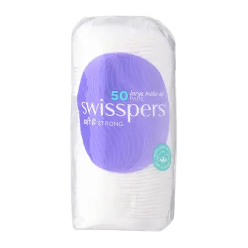 Swisspers Organic Cotton Pads 70 Pack - Eco Dispenser - Your