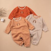 New Autumn Infant Romper Rainbow New Born Bodysuits Baby Boys Girls Playsuit Overalls Cotton Baby Jumpsuit Newborn Clothes