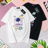 เสื้อยืด โปโล ลาย Hello Spacecraft   NANS Space ??‍???‍? เสื้อคู่