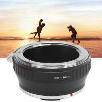 กล้องถ่ายรูปด้วยตนเองอะแดปเตอร์ตัวปรับเลนส์ขั้วบวกออกซิเดชันสำหรับ Nikon F Mount สำหรับ Nikon 1กล้องติดตั้ง