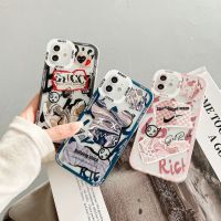 Fashion Case Compatible For Iphone 13 Pro Max 12 11 XS XR X 8 7 6 6s Plus Series Soft Silicone Casing Transparent TPU Phone Cover Cell