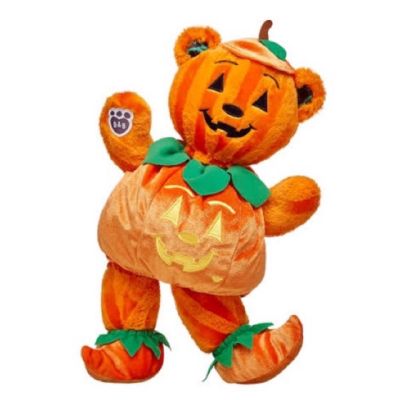 ตุ๊กตาบิ้วอะแบร์ ฟักทอง JACK OLantern 🎃ฮาโลวีน👻 ⭐️Build-A-Bear Workshop⭐️ สินค้ามือสองสภาพดีนำเข้าจากอเมริกา 🇺🇸