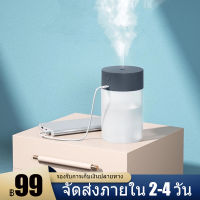 Air Humidifier เครื่องพ่นไอน้ำ เครื่องพ่นอโรม่า เครื่องเพิ่มความชื้นในอากาศ เครื่องฟอกอากาศ แบบพกพา Mini Home  Car ที่มีสีสัน เสียบUSB