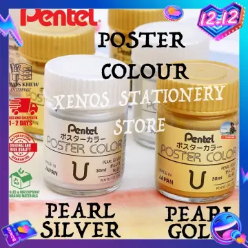 Poster Paint Pearl Gold - Pentel Poster Color | Art Supplies | Artiful  Boutique