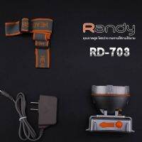 ?สินค้าขายดี? [RD703,แสงขาว]RANDYไฟฉายคาดหัวLED แบตญี่ปุ่น อึดทน มีซีลยางกันน้ำ ชิบหลอดเยอรมัน ทำไห้สว่างและแสงพุ่งไกล