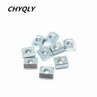 500pcs 20-M3 M4 M5M6 T Sliding Block Square Nuts for 2020 Aluminum Profile Slot Zinc Coated Plate Connector Accessories Hand Tool Parts Accessories