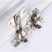 【LZ】☄∏  Cabinet Fitting 90 Degree Latch Hotel Anti-theft Door Lock Sliding Stainless Steel For Window Household Safety Hardware Hasp