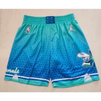 Hot Newest Top-quality New arrival 2022 2023 Newest shot goods Most popular 22/23 Top quality Ready Stock High quality 2022 new logo 75th mens Charlotte Hornets Kelly Oubre LaMelo Ball embroidery basketball shorts pants green