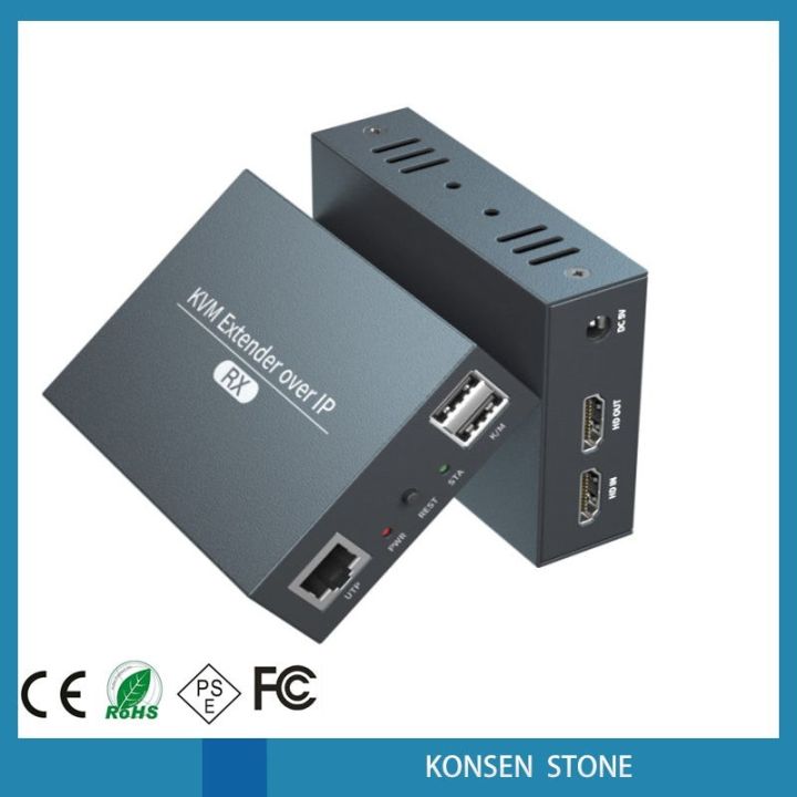 200m Hdmi Kvm Extender Over Ip Hdmi Usb Extender Via Cat6 Rj45 Ethernet Network Hdmi Usb Over 1290