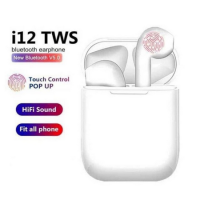 พร้อมส่ง หูฟังไร้สายบลูทูธ i12 TWS Bluetooth 5.0 Earbuds Stereo Sound Standard Edition สีพาสเทล เปิดและเชื่อมต่ออัตโนมัติ