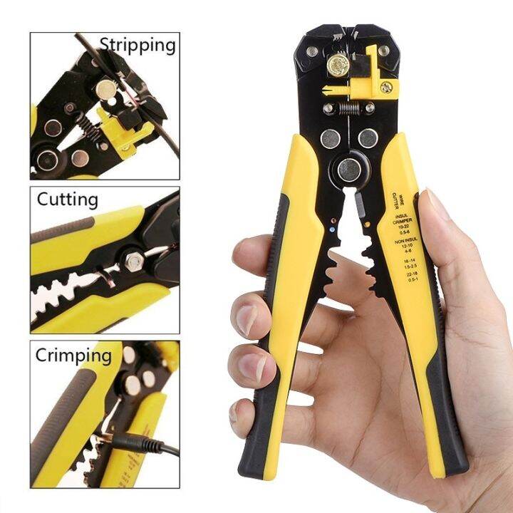 【Hot sales】 Automatic Wire Striper Cutter Stripper Crimper Pliers ...