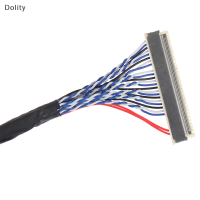 Dolity 15pcs LVDS CABLE KIT 10-65นิ้ว20-50pin 6BIT 8bit สายหน้าจอที่ใช้กันทั่วไป