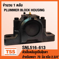 พลัมเมอร์บล็อค ตลับลูกปืนตุ๊กตา HOUSING SNL516-613 เฉพาะตัวเสื้อ (PLUMMER BLOCK HOUSING) SNL 516-613 สำหรับเพลา 70 มิล หรือ 2.3/4 นิ้ว (จำนวน 1 ตลับ) โดย TSS