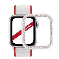 นาฬิกาโลหะป้องกันเพชรเคสสำหรับ Apple Watch ชุด3 &amp; 2 &amp; 1 38มม.