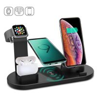 7 In 1 Wireless Charger Stand Pad For Iphone 14 13 12 Apple Watch 15W  Fast Charging Dock Station For Airpods Pro Iwatch 7 6