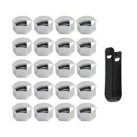 20Pcs Car Hexagon Wheel Tire Tyre Lug Nut Cap Cover with Removal Tool Fit For Tesla Model 3 S 2017 2018 2019 2020 Nails  Screws Fasteners