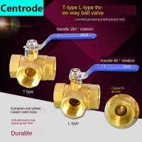 12ในทองแดงสามทางบอลวาล์ว T Type L ประเภท14IN 38IN 34 IN 1ในภายในลวดวาล์วสวิทช์ท่อน้ำความร้อนร่วม