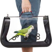 ☈ Lightweight Bird Cage Parrot Carrier Bag with Perch for Parakeet Cockatiel Travel Rats Bunny Small Animal Portable Pet Backpack