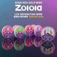 Xuanhou Zolola 0.028มม. 100ม. ลวดทอง Lcd สำหรับแสดงหน้าจอโทรศัพท์มือถือ Gl เส้นแยกพื้นที่เครื่องมือซ่อมแซม