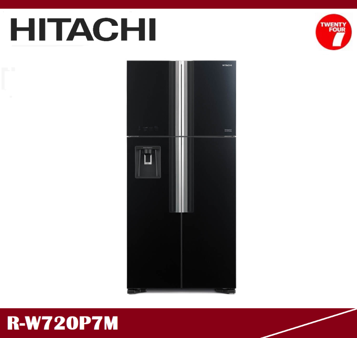 [ Delivered by Seller ] HITACHI 4 Door Big French Standard Glass Series